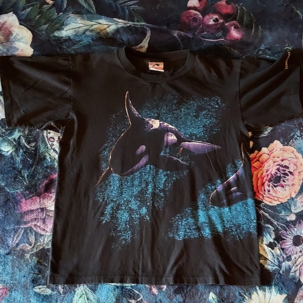 Vintage 90s Harlequin Nature Single Stitch Shirt